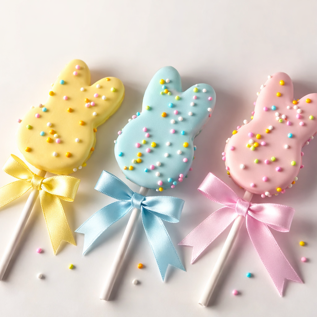 Half Dozen LARGE Marshmallow Crispy Bunnies