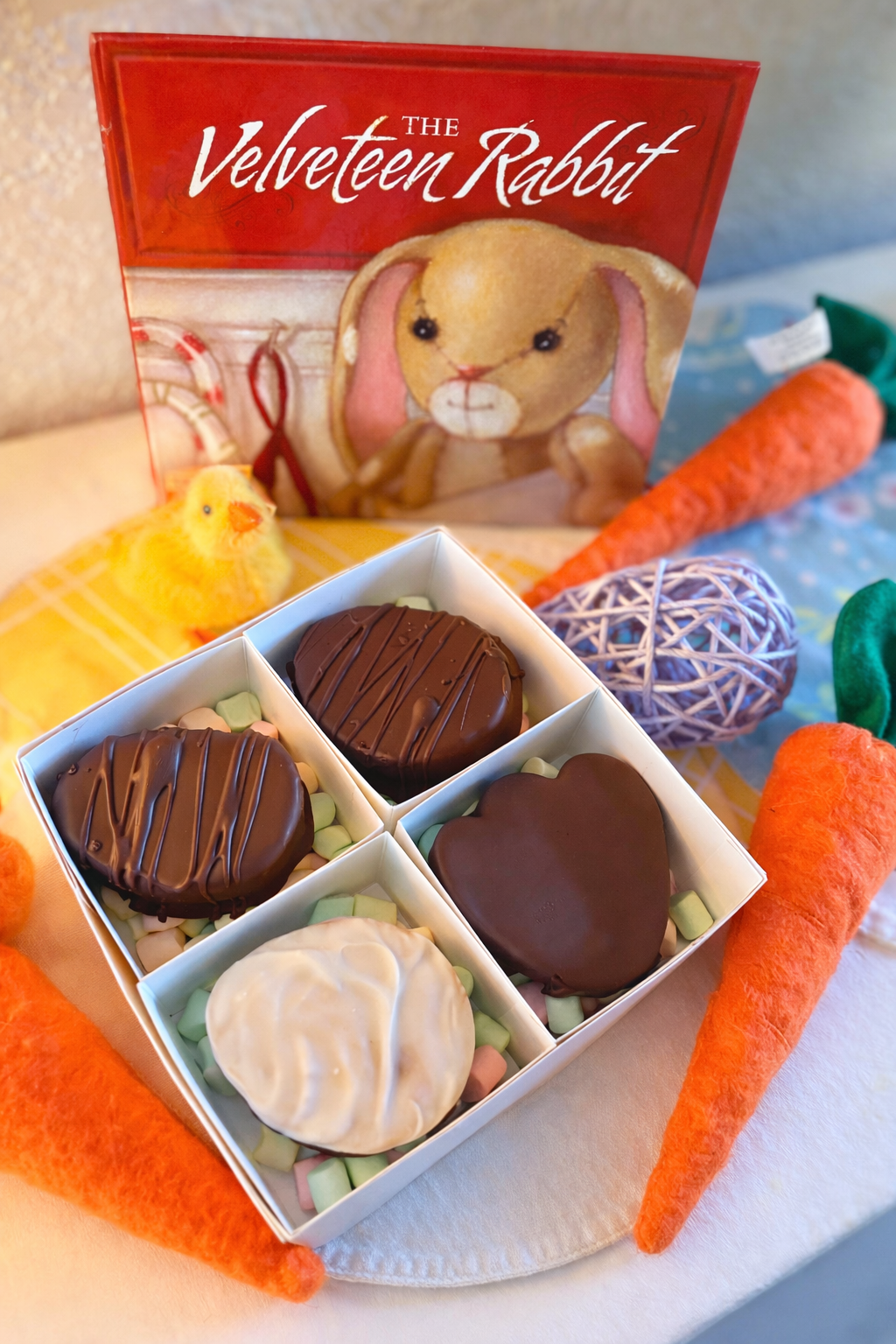 Box of 4 Peanut Butter Chocolate Covered Eggs