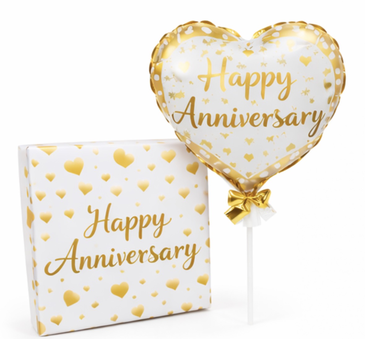 Happy Anniversary Box & Balloon